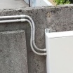 Guaina spiralata Ø 16 20 25 mm tubo flessibile grigio in PVC bobina 30 mt per impianti cavi elettrici