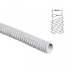 Guaina spiralata Ø 16 20 25 mm tubo flessibile grigio in PVC bobina 30 mt per impianti cavi elettrici