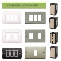 Placche frutti elettrici compatibili con Bticino Magic prese interruttori supporti