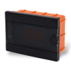 Quadro elettrico centralino 2 6 moduli nero DIN box incasso scatola IP40 interruttori magnetotermici differenziali