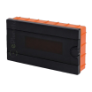 Quadro elettrico centralino 12 moduli nero DIN box incasso scatola IP40 interruttori magnetotermici differenziali