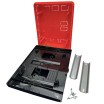 Quadro elettrico centralino 16 moduli 2x8 nero DIN box incasso scatola IP40 interruttori magnetotermici differenziali
