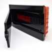Quadro elettrico centralino 12 moduli nero DIN box incasso scatola IP40 interruttori magnetotermici differenziali