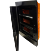 Quadro elettrico centralino 36 moduli 3x12 nero DIN box incasso scatola IP40 interruttori magnetotermici differenziali