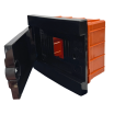 Quadro elettrico centralino 2 6 moduli nero DIN box incasso scatola IP40 interruttori magnetotermici differenziali