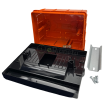 Quadro elettrico centralino 2 6 moduli nero DIN box incasso scatola IP40 interruttori magnetotermici differenziali