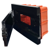 Quadro elettrico centralino 9 moduli DIN box incasso scatola IP40 interruttori magnetotermici differenziali