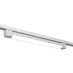 Faretto faro barra led 20W bianco per binario monofase orientabile proiettore luce naturale bianca calda