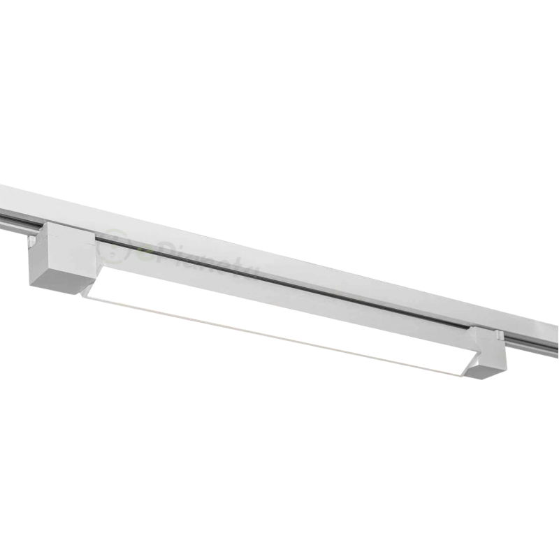 Faretto faro barra led 20W bianco per binario monofase orientabile proiettore luce naturale bianca calda