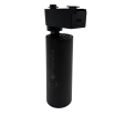 Faretto proiettore led 15W Nero orientabile per binario monofase direzionabile luce calda naturale bianca CCT