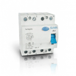Interruttore Differenziale 4 Poli JEL1 16A 300mA per Protezione da Corrente di Dispersione in Impianti Trifase