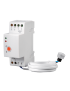 Sensore Crepuscolare IP65 20A 230V su Guida DIN Fotocellula Regolabile 2-100 Lux per Luci Esterne