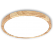 Plafoniera LED Tonda Ø 23 30 40 cm Legno Chiaro Abete Luce CCT Regolabile Calda Naturale Fredda Lampada da Soffitto