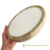 Plafoniera LED Tonda Ø 23 30 40 cm Legno Chiaro Abete Luce CCT Regolabile Calda Naturale Fredda Lampada da Soffitto