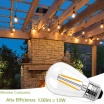 10 Lampadine LED filamento E27 2W luce calda 2700K per catene di luci lampadari stile vintage a basso consumo energetico