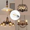 10 Lampadine LED filamento E27 2W luce calda 2700K per catene di luci lampadari stile vintage a basso consumo energetico
