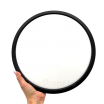 Plafoniera LED Tonda Ø 23 30 40 cm Nero Luce CCT Regolabile Calda Naturale Fredda Lampada da Soffitto Design Minimal