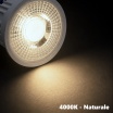 Faretto led 9W lampadina collegamento diretto 220V da incasso per portafaretti in gesso alluminio