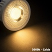 Faretto led 9W lampadina collegamento diretto 220V da incasso per portafaretti in gesso alluminio