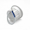 Faretto led 9W lampadina collegamento diretto 220V da incasso per portafaretti in gesso alluminio