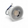 Faretto led 9W lampadina collegamento diretto 220V da incasso per portafaretti in gesso alluminio