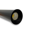 Lampada a sospensione LED cilindro sottile 50 cm nero lampadario moderno per cucina comodino bagno camera da letto