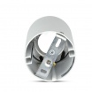 Faretto da soffitto GU10 a cilindro lampada bianco in alluminio plafoniera design moderno per cucina soggiorno