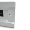 Quadro elettrico da parete centralino 2 6 moduli DIN box scatola IP40 per interruttori magnetotermici differenziali
