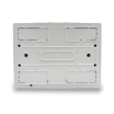 Quadro elettrico da parete centralino 2 6 moduli DIN box scatola IP40 per interruttori magnetotermici differenziali