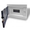 Quadro elettrico da parete centralino 12 moduli DIN box scatola IP40 per interruttori magnetotermici differenziali