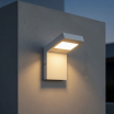 Applique led 10W per esterno lampada da parete rettangolare moderno grigio bianco luce segnapasso da giardino terrazzo balcone