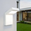 Applique led 10W per esterno lampada da parete rettangolare moderno grigio bianco luce segnapasso da giardino terrazzo balcone