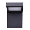 Applique led 10W per esterno lampada da parete rettangolare moderno grigio bianco luce segnapasso da giardino terrazzo balcone
