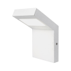 Applique led 10W per esterno lampada da parete rettangolare moderno grigio bianco luce segnapasso da giardino terrazzo balcone