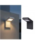 Applique led 10W per esterno lampada da parete rettangolare moderno grigio bianco luce segnapasso da giardino terrazzo balcone