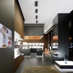 Faretto da soffitto GU10 a cilindro lampada bianco nero in alluminio plafoniera design moderno per cucina soggiorno