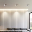 Faretto da soffitto GU10 a cilindro lampada bianco nero in alluminio plafoniera design moderno per cucina soggiorno