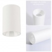 Faretto da soffitto GU10 a cilindro lampada bianco nero in alluminio plafoniera design moderno per cucina soggiorno
