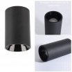 Faretto da soffitto GU10 a cilindro lampada bianco nero in alluminio plafoniera design moderno per cucina soggiorno