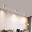 Faretto led da soffitto 8W a cilindro lampada bianco nero in alluminio plafoniera design moderno per cucina soggiorno