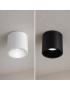 Faretto led da soffitto 8W a cilindro lampada bianco nero in alluminio plafoniera design moderno per cucina soggiorno
