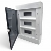 Quadro elettrico da parete centralino 36 moduli 3x12 DIN box scatola IP40 per interruttori magnetotermici differenziali
