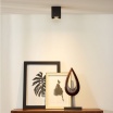 Faretto led da soffitto 8W a cubo lampada bianco nero quadrato in alluminio plafoniera design moderno per cucina soggiorno