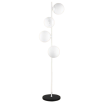 Lampada da terra con 4 sfere oro argento nero in vetro bianco piantana design moderno per salotto camera