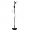 Lampada da terra con 4 sfere oro argento nero in vetro bianco piantana design moderno per salotto camera