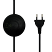 Lampada da terra con 4 sfere oro argento nero in vetro bianco piantana design moderno per salotto camera