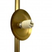 Lampada da terra con 4 sfere oro argento nero in vetro bianco piantana design moderno per salotto camera