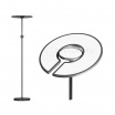 Lampada da terra LED con telecomando piantana design moderno bianco nero per camera soggiorno ufficio