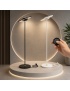 Lampada da terra LED con telecomando piantana design moderno bianco nero per camera soggiorno ufficio