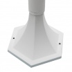 Lampione da giardino 86 cm per esterno attacco lampadina E27 lanterna paletto moderno grigio antracite bianco